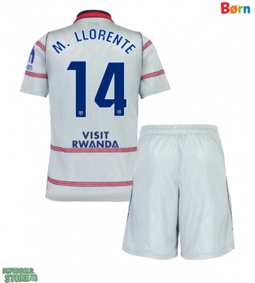Atletico Madrid Marcos Llorente #14 Replika Babytøj Tredje sæt Børn 2026-27 Kortærmet (+ Korte bukser)
